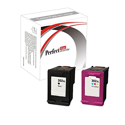 2 PerfectPrint kompatible Tintenpatronen austauschen 302 XL für HP Deskjet 1110 1115 2130 2134 2135 3630 3830 HP OfficeJet 3830 3834 4650 HP Envy 4520 4522 4523 4524