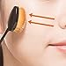 Toothbrush Style Oval Makeup Brush Cosmetic Foundation Cream Powder Blush Makeup Tool