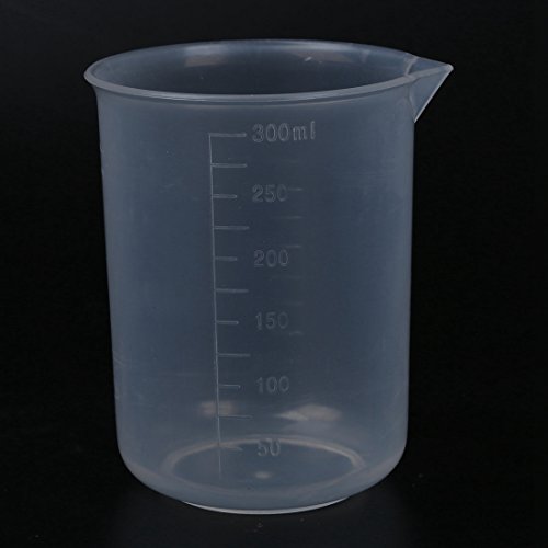 TOOGOO(R) 50 150 250 ml Transparente Kunststoff Labor Messbecher 3 Stk. Messbecher Werkzeug - 3