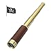 Price comparison product image 25x30 Monocular Collapsible Captain's Brass Telescope,SGODDE Adjustable Push-Pull Handheld Waterproof Pocket Monocular Telescope with Carry Pouch for Boy Scouts,Christmas Gifts