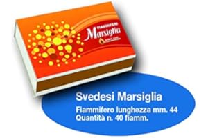 FIAMMIFERI MARSIGLIA Fiammiferi Svedesi Marsiglia - 1 Box da 100 scatoline