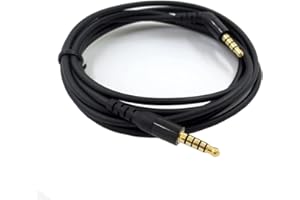 Yaowanguan Haupt Headset Kabel für Arctis Nova Pro, 3,5mm Ersatz Audiokabel für SteelSeries Arctis Nova Pro Gaming Headset (Schwarz, 1,5m/5ft)