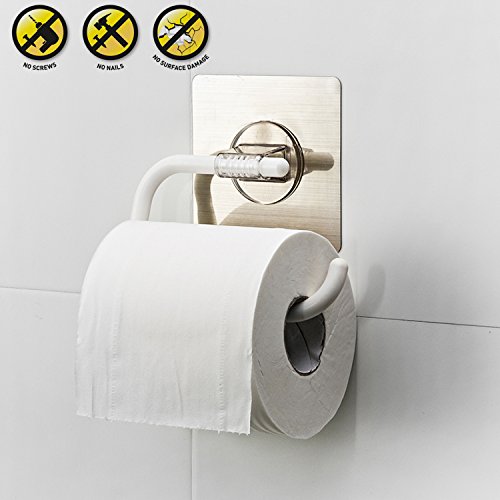 Kurelle Handtuchhalter-Ring / Toilettenpapierhalter, selbstklebend, 3M Klebepad, Wand, ohne Bohren; stark - 2