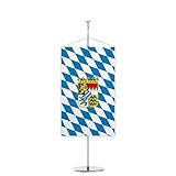 vereinsfahne reinigen ✓ Banner-Maße: 15 x 25 cm Vispronet® 15 x 25 cm Bayern Tischbanner Bundesländerfahnen Set ✓ Fahne & Chrom-Ständer ✓ Kordel-Rand