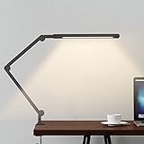 【Luz Ajustable & Tecnología de Protección de Ojos】La luz uniforme sin parpadeos evita las sombras, los halos y las miradas molestas. La función de memoria y la atenuación continua y las temperaturas de color ajustables (3000-5500K, de cálido a blanco) lo hacen ideal para cualquier ocasión: leer, trabajar, jugar, dibujar, pasatiempos, manualidades, etc. Un clic para el cuidado de los ojos Modo de lectura más 10 / El temporizador de 40 minutos también lo convierte en una lámpara de lectura fresca.