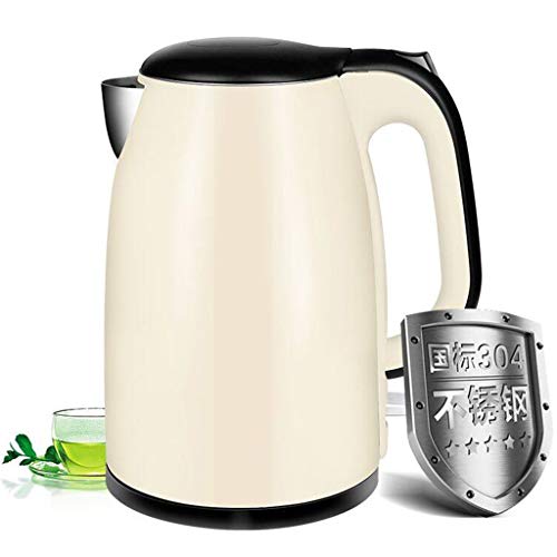 Bouilloire lectrique Bouilloire En Acier Inoxydable Mise Hors Tension Automatique De L'appareil De Chauffage 1,5 L Blanc De Riz Bouilloire lectrique