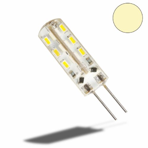 Preisvergleich Produktbild Isolicht G4 LED 24SMD, 2W, vergossen, warmweiss