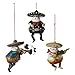 Produktbild Kurt Adler Mexikanische Santa Spielen Instrument Ornament Set von 3