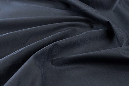 WATERPROOF Marine Canvas Fabric 1-Fold Wax Cotton material -Navy