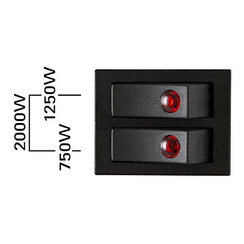 TROTEC TCH 20 E Heizgerät mit Frostwächter stufenloser Thermosteuerung 2000 W Konvektor Heizer Radiator Heater Elektrische Heizung Elektroheizung, Automatikbetrieb, besonders energieeffizient, flexibel als Stand- oder Wandgerät einsetzbar - 5