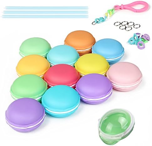 12pcs Crystal Clay Macarons Clear Slime Jelly Toy Soft Mud DIY Clay Magic Plasticine Stress Relief Toy For Kids