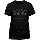 T-shirt Homme AC/DC Licence Officielle - Noir, Motif Rock Classique Au Dos | Coton, Coupe Régulière | Live Nation