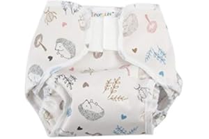 POPOLINI Popollini PopoWrap Woodland atmungsaktive Überhose, Klettverschluss mit Auslaufschutz (L (9-15 Kg))