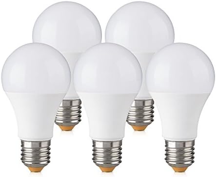 E27 LED Bulb 10 W (Equivalent to 60 W), 5 Pack, Cool White 6000 K 830 lm – Not Adjustable – Instant-On – barcelonaled K _ B1358 – 2-bf