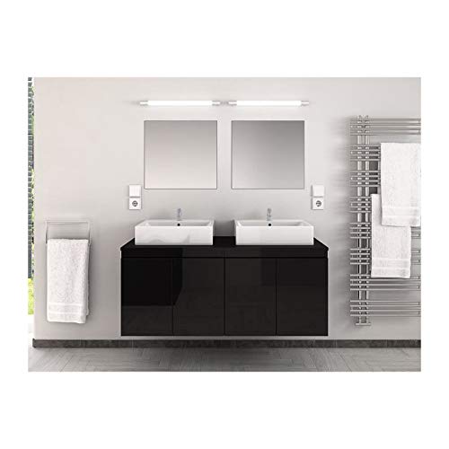 Gnrique-Cina-Ensemble-Salle-de-Bain-Double-Vasque-l-120-cm-Noir-laqu