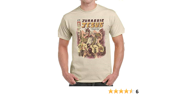 Jurassic Jesus T Shirt Funny Pun 