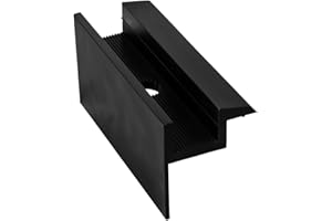 doitBau - 10x Umfangreiche Befestigungen für Solarmodule | PV-Endklemme 30mm in Schwarz | Befestigungen für Solarmodule | Solarmodul Halterung 30 mm | Modulklemmen Solar | Endklemmen 30mm Schwarz