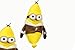 Produktbild MINIONS STUART XXL PLÜSCHFIGUR 60 CM ALS "BANANE" DESPICABLE ME 2 PLUSH