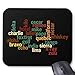 Produktbild Computer Accessories Anti-Friction Wristband NATO Phonetic Alphabet (Dark Background) Mouse Pad 18X22