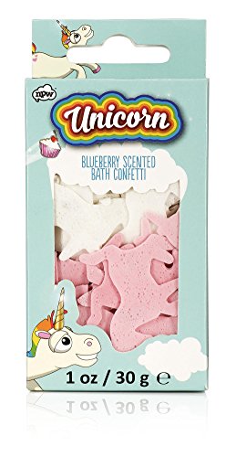 Einhorn Badekonfetti mit fruchtiger Duftnote von Blaubeeren / Badezusatz für extra Badespaß - 2