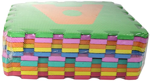 Due Esse FR000269A - Alfombra puzle de Letras, 10 Piezas