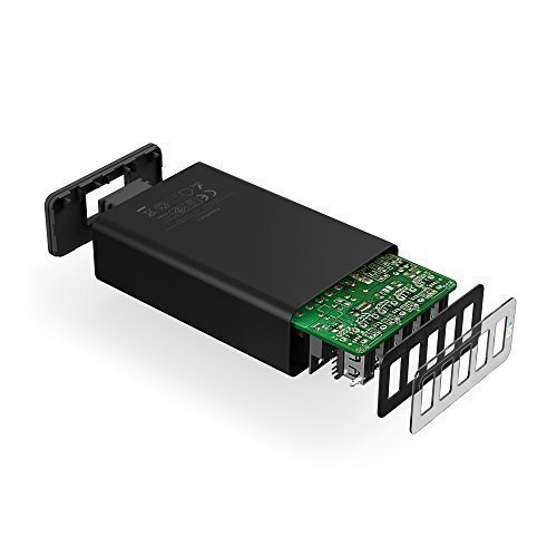 Anker PowerPort 40W 5-Port USB Ladegerät Multi-Port USB Ladegerät für iPhone 6 / 6 Plus, iPad Air 2 / mini 3, Galaxy S6 / S6 Edge und weitere (Schwarz) - 5