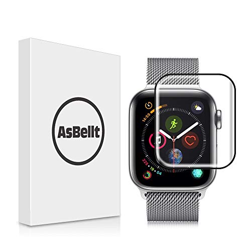 AsBellt Protector de Pantalla para iWatch Serie 4 44mm (9H Dureza) (Alta sensibilidad),Cristal Vidrio Templado/Protector Pantalla iWatch Serie 4 44mm, Hermès/Nike+ Edition
