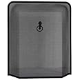 OptiProducts® Black Fire Guard For Fireplace, Open Fire, Log Burner. Safe Spark Screen Fireguard Cover, Safety Barrier Guards From Fires
