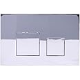 Feegow Dual Flush Plate,Toilet Flush Button Replacement For GEBERIT sigma 01 sigma20 sigma21 sigma30 sigma50 UP300 Dual Flush Plate(Chrome)