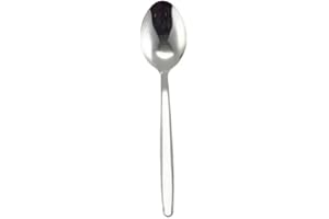 GENWARE Olympia C121 Kelso Stainless Steel Teaspoon (Pack of 12), Silver, 135(L)mm