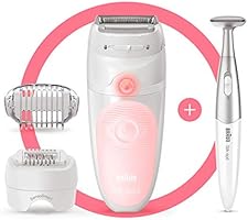 Braun Silk-épil 5-820 Epilator for Beginners Includes Shaver and Trimmer Head for Gentle Hair Removal Wet and Dry...