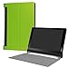 Produktbild AIBULO® Lenovo Yoga Tab3 Plus Hülle - Slim Fit Foilo Kunstleder Schutzhülle Tasche Etui Case Smart Cover mit Auto Schlaf / Wach, Standfunktion für Lenovo Yoga Tab3 Plus (grün)