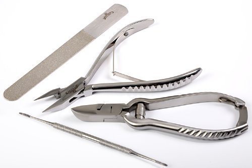 CANDURE® - 4 Piece Chiropody Ingrown Toenail Clipper Nipper Podiatry Podiatrist Kit Autoclavable CE