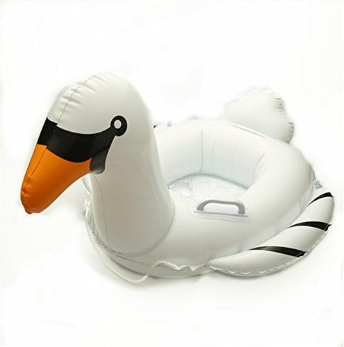 Baiyouli Inflatable Generous Goose Float Pool Floatie Raft Summer Fun Swimming Pool Toy Beach Party Small 72CM