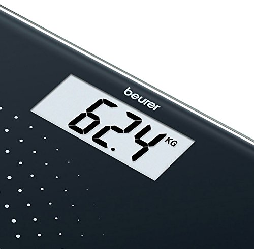 Beurer GS 210 Glaswaage (Digitalwaage aus Sicherheitsglas mit LCD-Display bis 180 kg) - 5