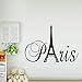 Produktbild Paris Kunst Eiffelturm Abnehmbare Vinyl Wandaufkleber Abziehbilder Zitat Wohnzimmer Schlafzimmer Hintergrund Home Decor