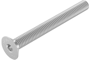 Vis à tête fraisée SECCARO M6 x 55 mm, acier inoxydable V2A VA A2, DIN 7991 / ISO 10642, emboîture hexagonale, 20 pièces