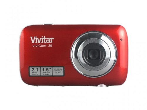 Preisvergleich Produktbild Sakar V20 - Vivitar ViviCam Digitalkamera, rot