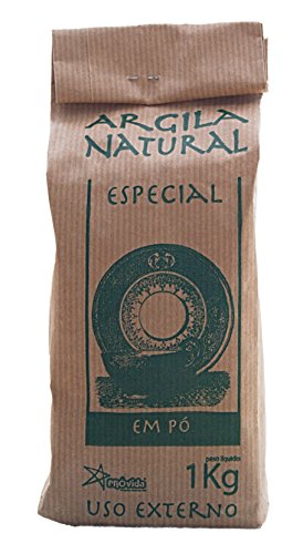 Argila Natural Em Pó - Französische Grüne Tonerde - Pulver für Masken und Peelings - 100 % natürlich - 1 kg