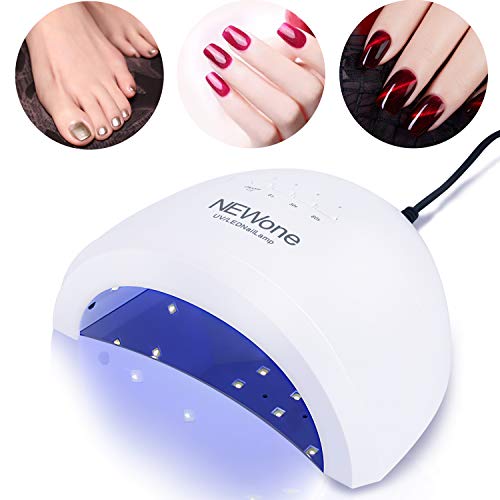 Miss Gorgeous UV Professional 48 / 24W UV pour sécher les ongles au gel pour ongles à ongles en affichage à capteur automatique pour manucures et pédicures