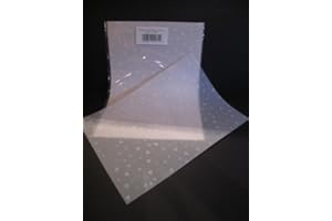 JACKDAW EXPRESS 25 Sheets A4 100gsm Printed Vellum White - Hearts Design AM527