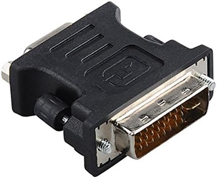 Male DVI-D to Female VGA Adapter (DVI 24+1 Pin) (Black)