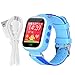 Produktbild Telefonuhren für Kinder, Smart Watch 1,44 '' Touchscreen GPRS SOS Anruf GPRS LBS Ortungsgerät Anti Lost Tracker Mode Kinder Uhr(Blau)