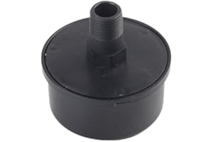 ZWEQUIPINT Silencieux de filtre d'admission de rechange pour compresseurs d'air filetés mâles de 16 mm, silencieux de filtre à filetage mâle, petit boîtier rond en plastique