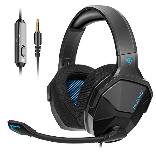Nubwo Casque de jeu stéréo avec microphone antibruit Compatible avec PC/PS4/Xbox 1/Switch