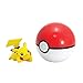 Produktbild Pokemon T19102 - Tomy Pokéball für Unterwegs mit Pikachu in Pose, Spielball aus Hochwertigem Kunststoff, ab 4 Jahre, L