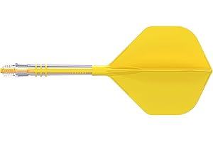 CUESOUL ROST T19 Asta e Aletta per Freccette Integrate in Carbonio, Forma Standard Grande, Set da 3