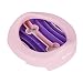 Zicac Baby Toddler Boys Girls Children Friendly 2 in 1 Portable Folding Go Potty Travel Potty Sit Right Toilet Trainer Seat fit Most Adult Toilets (Pink)