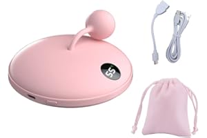 WATMHHJQ Scaldamani Magnetici Divisi Elettrici con Torcia [Set di 2], 5000 mAh x 2, Scaldamani Portatili, USB-C, lunga durata, porta campeggio, pesca, sci