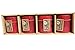 Produktbild Stumpen Country Kerzen bordeaux 4 Stck. 75 x 70